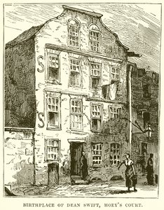 Dean Swift的出生地，Hoeys Court 作者 英语学校