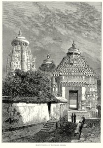 奥里萨邦卡纳拉克的黑色帕格拉（雕刻） 作者 英语学校