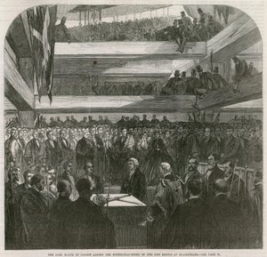 黑衣修士桥。奠基仪式，1865年7月20日 作者 英语学校