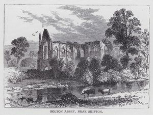 Bolton Abbey, near Skipton (engraving) 作者 英语学校