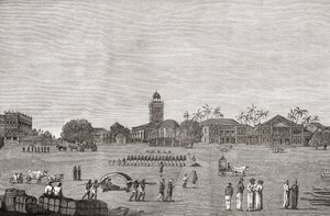 印度南孟买孟买格林于1767年出版，来自JR Green的“英国人的短暂历史”，1893年出版 作者 英语学校