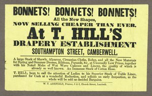 帽子！帽子！帽子！在T Hills，Southampton Street，Camberwell，London 作者 英语学校
