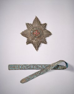 Bonnie Prince Charlies Star和Garter，17世纪 作者 英语学校