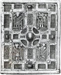 书籍神社或莫拉伊斯的Cumdach，c.1001-1025 作者 英语学校