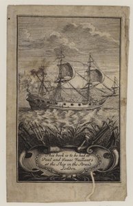书商，Paul和Isaac Vaillant，交易卡 作者 英语学校