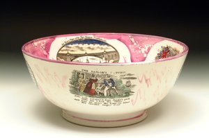 碗，1860-70 作者 英语学校