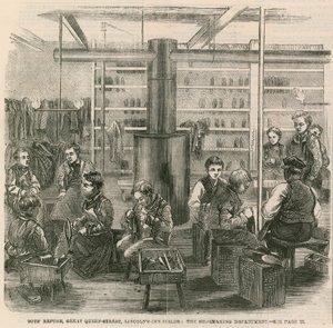 男孩避难所，Great Queen Street，Lincolns Inn Fields，伦敦 - 制鞋部门 作者 英语学校