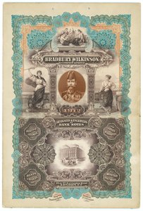 Bradbury Wilkinson＆Co，银行票据的设计者和雕刻师 作者 英语学校