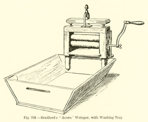 Bradfords Acorn Wringer，带洗涤托盘 作者 英语学校