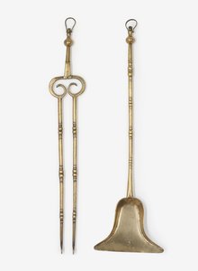 黄铜钳和铲子，c.1650-99（黄铜）