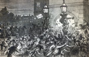 1815年在下议院入口处发生面包骚乱 作者 英语学校