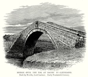 克利夫兰丹比的埃斯克大桥（雕刻） 作者 英语学校