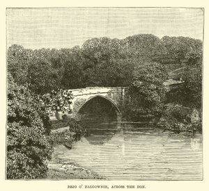 横跨唐的Brig o Balgownie 作者 英语学校
