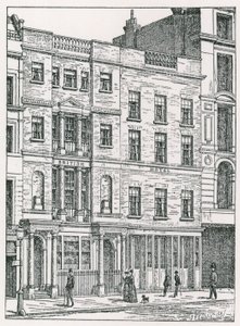 英国酒店，Cockspur街，伦敦 作者 英语学校