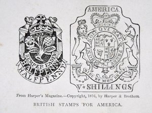 英国对美国的邮票 作者 英语学校