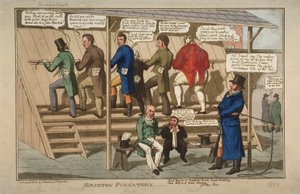 Brixton Purgatory，1822年（手工蚀刻） 作者 英语学校