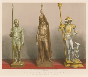 青铜雕像（chromolitho） 作者 英语学校