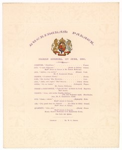 白金汉宫音乐会，1890年6月13日 作者 英语学校