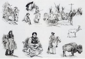 布法罗比尔狂野西部秀，1887年 作者 英语学校