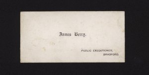 James Berry，公共刽子手的名片 作者 英语学校