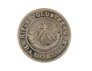 纽扣，班加罗尔步枪志愿者，1880-1920年 作者 英语学校