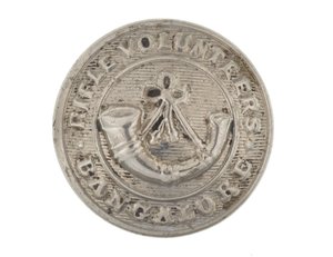 纽扣，班加罗尔步枪志愿者，1880-1920年 作者 英语学校