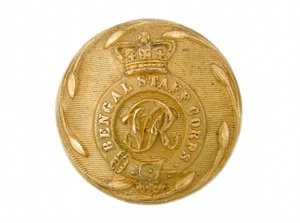 纽扣，孟加拉参谋团，1861-1876年 作者 英语学校