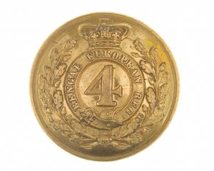 纽扣，第4孟加拉欧洲军团军官，1855-1861年 作者 英语学校