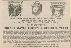 C Marsdens旋转水厕和Effluvia陷阱 作者 英语学校