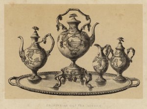 加州鎏金茶具（平版） 作者 英语学校