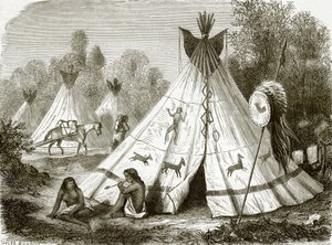 科曼奇印第安人营地 作者 英语学校