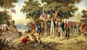 库克船长于1770年占领新南威尔士州 作者 英语学校