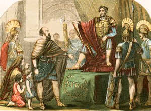 在罗马皇帝克劳迪斯之前的Caractacus 作者 英语学校