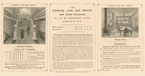 卡片广告Chancery Lane Safe Deposit，61-62 Chancery Lane，London 作者 英语学校