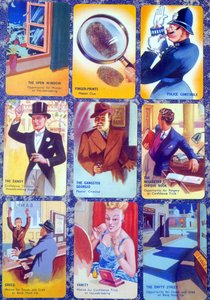 英国家庭的卡片MurderMystery纸牌游戏I Commit，c.1930 作者 英语学校