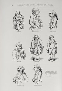 1886年伦敦Justin Winsor编辑的“美国叙事与批评史”的漫画 作者 英语学校