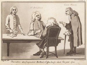 1720年左右经常光顾Buttons Coffee House的人物：Arbuthnot博士，Viviani伯爵 作者 英语学校