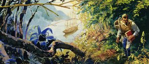 查尔斯·达尔文登上了HMS Beagle，因为它正在调查南美洲的海岸 作者 英语学校