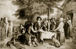 查理一世在Edgehil战役前夕，1642年10月22日，英国国家哈钦森斯故事的插图，c.1923 作者 英语学校