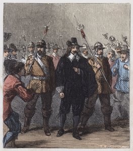 Charles I, taken to Prison (coloured engraving) 作者 英语学校