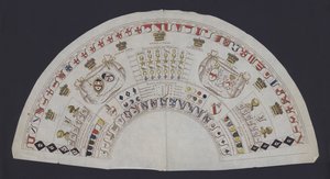 Chart showing the ranks and heraldic symbols of the British aristocracy (colour litho) 作者 英语学校