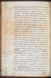 授予英国皇家冒险家非洲贸易公司的宪章，斯隆 MS 205，f.8v 作者 英语学校