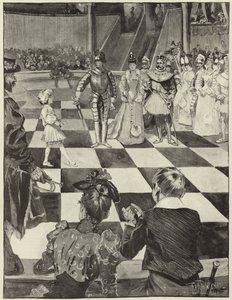 在Henglers Circus举办的国际象棋锦标赛 作者 英语学校