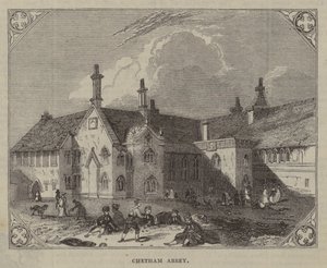Chetham Abbey（雕刻）。 作者 英语学校