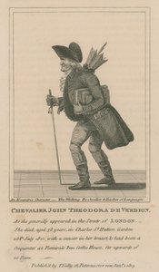 Chevalier John Theodora De Verdion，The Walking Bookseller and Languages of Languages 作者 英语学校