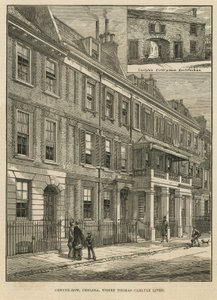 托马斯卡莱尔曾经住过的Cheyne Row 作者 英语学校