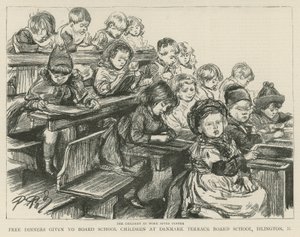 孩子们在晚饭后上班 作者 英语学校
