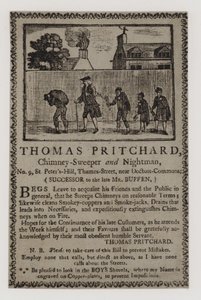 Chimney Sweeps，Thomas Pritchard，交易卡 作者 英语学校