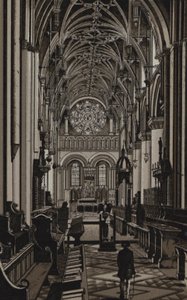 牛津基督教会大教堂（石版画） 作者 英语学校