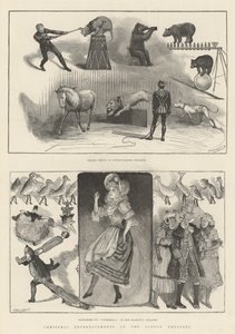 伦敦剧院的圣诞娱乐活动（版画） 作者 英语学校